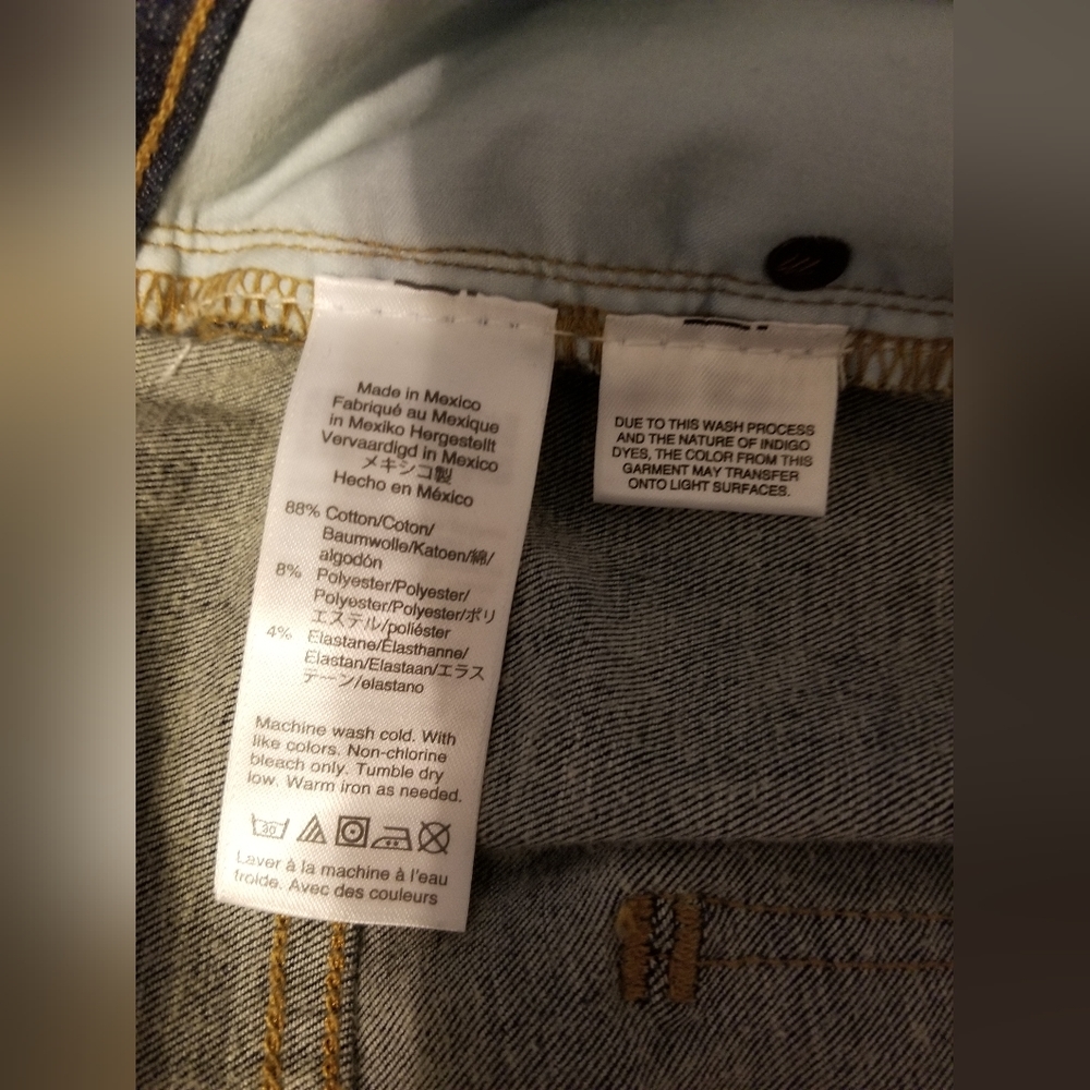 Madewell 10" High Rise Skinny Jeans Blue - Picture 4 of 15